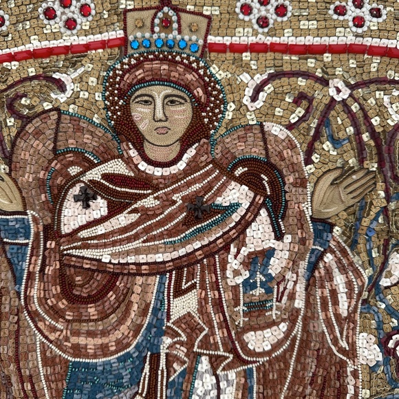 Dolce Gabbana sequined and jeweled runway byzantine top size S. NWT - Picture 7 of 13